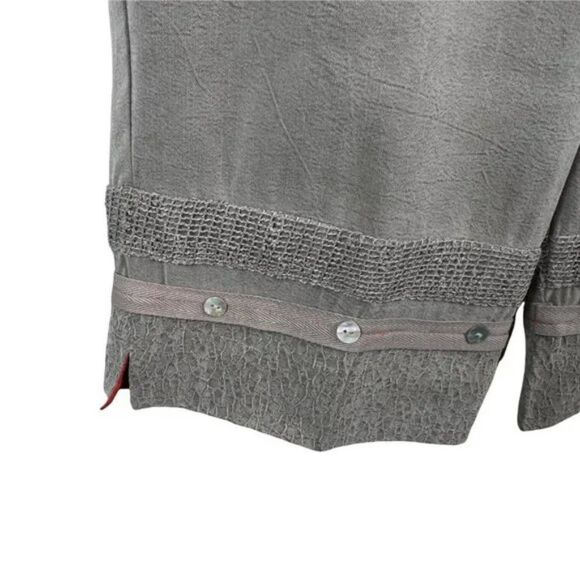 Vintage Neil & David Lagenlook Cropped Pants Tencel Elastic Waist L - Picture 3 of 8